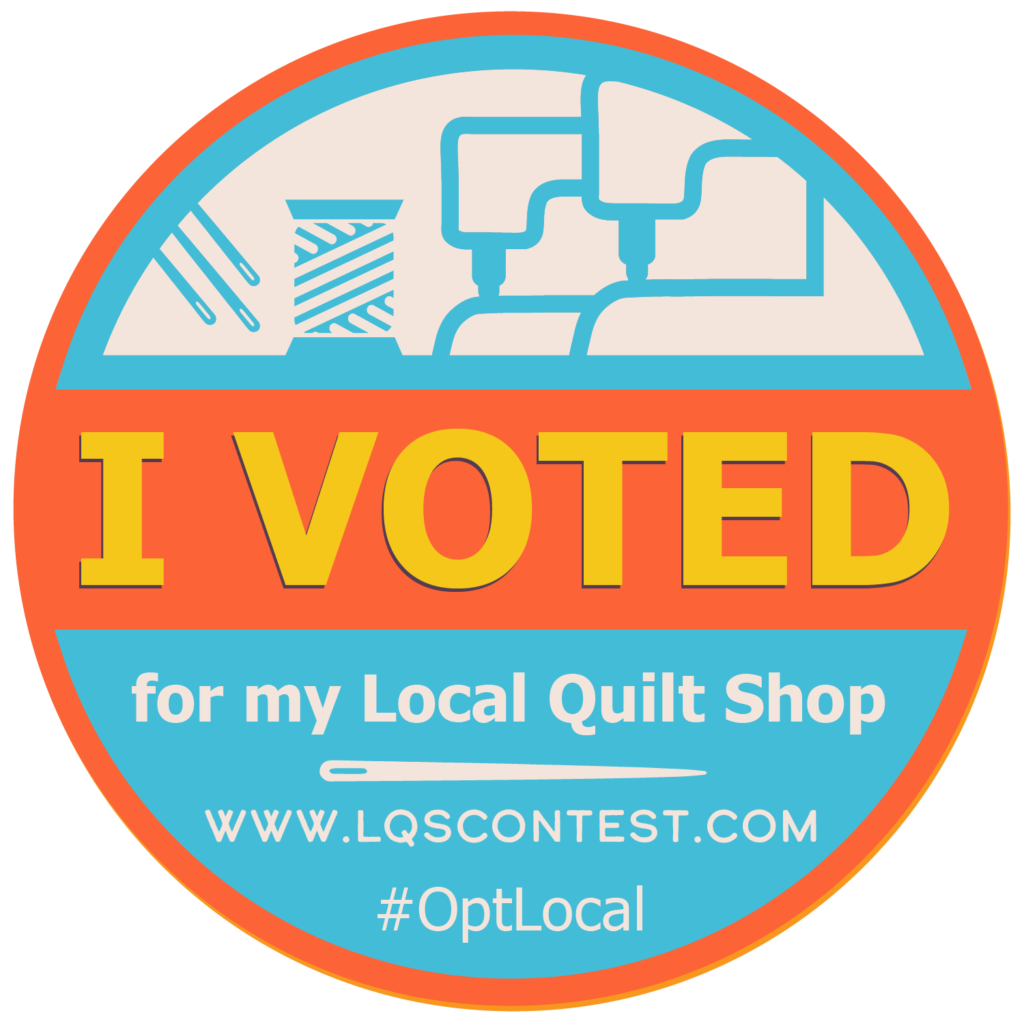 I Voted for my LQS - orange circle